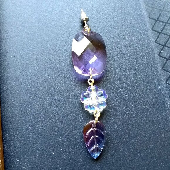 Instagram Ready! Breathtakingly Beautiful! Romantic XLong Flower Dangle Earrings - Picture 9 of 13